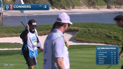 Corey Conners | Round 1 | 17th hole | Shot 3 | 2026 AT&T Pebble Beach
