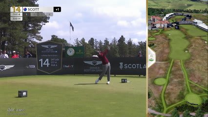 Adam Scott | Round 4 | 14th hole | Shot 1 | 2026 Genesis Scottish Open