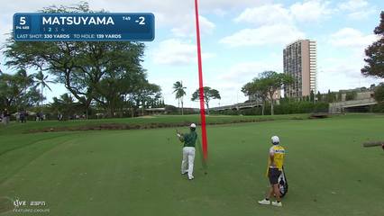 Hideki Matsuyama | Round 3 | 5th hole | Shot 2 | 2026 Sony Open