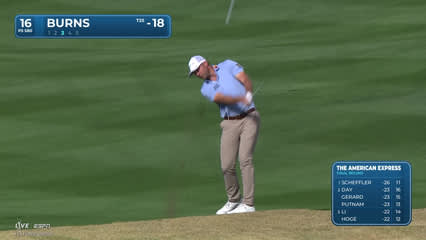 Sam Burns | Round 4 | 16th hole | Shot 3 | 2026 The American Express