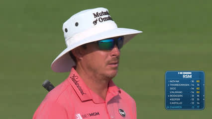 Joel Dahmen | Round 2 | 18th hole | Shot 2 | 2025 The RSM Classic