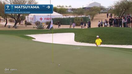 Hideki Matsuyama | Round 4 | 7th hole | Shot 2 | 2025 WM Phoenix Open