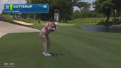 Chris Gotterup | Round 4 | 10th hole | Shot 3 | 2026 John Deere