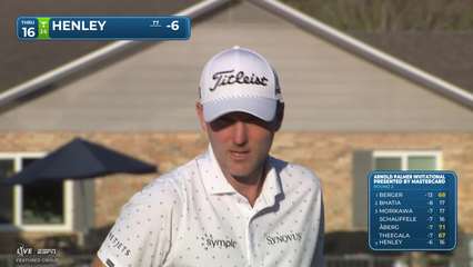 Russell Henley | Round 2 | 16th hole | Shot 4 | 2026 Arnold Palmer