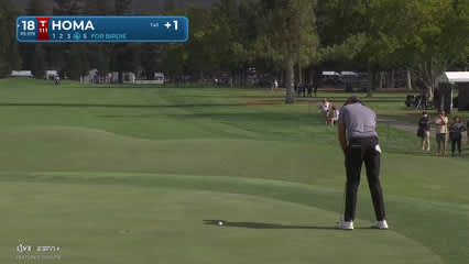 Max Homa | Round 1 | 18th hole | Shot 5 | 2025 Procore