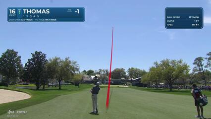 Justin Thomas | Round 2 | 16th hole | Shot 2 | 2025 Arnold Palmer Invitational