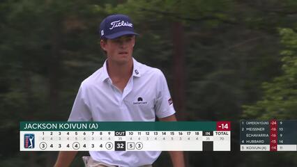 Jackson Koivun | Round 4 | 11th hole | Shot 3 | 2025 Wyndham