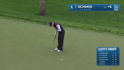 Matti Schmid | Round 2 | 4th hole | Shot 3 | 2025 the Memorial
