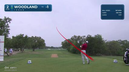 Gary Woodland | Round 2 | 2nd hole | Shot 1 | 2025 Valero