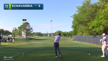 Nico Echavarria | Round 1 | 13th hole | Shot 1 | -1 