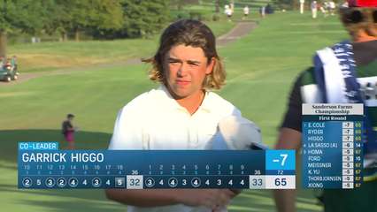 Garrick Higgo | Round 1 | 9th hole | Shot 4 | 2025 Sanderson Farms