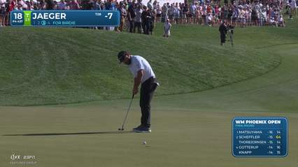 Stephan Jaeger | Round 4 | 18th hole | Shot 4 | 2026 WM Phoenix Open