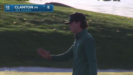 Luke Clanton | Round 1 | 12th hole | Shot 2 | 2025 WM Phoenix Open
