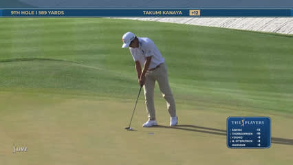 Takumi Kanaya | Round 4 | 9th hole | Shot 5 | 2026 THE PLAYERS