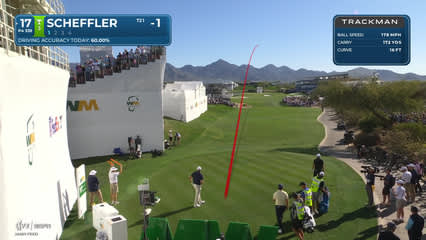 Scottie Scheffler | Round 1 | 17th hole | Shot 1 | 2026 WM Phoenix Open
