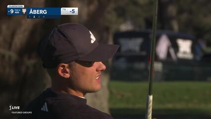 Ludvig Åberg | Round 2 | 9th hole | Shot 2 | 2024 The RSM Classic