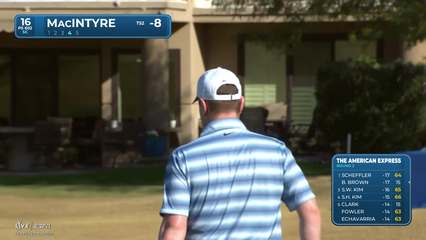 Robert MacIntyre | Round 2 | 16th hole | Shot 4 | 2026 The American Express