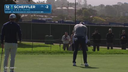 Scottie Scheffler | Round 2 | 12th hole | Shot 4 | 2025 Genesis