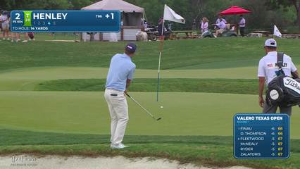 Russell Henley | Round 1 | 2nd hole | Shot 4 | 2026 Valero
