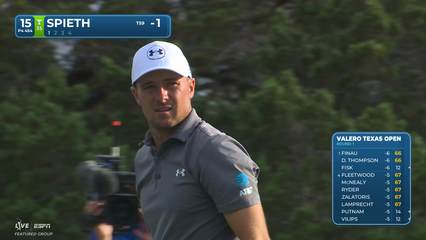 Jordan Spieth | Round 1 | 15th hole | Shot 1 | 2026 Valero