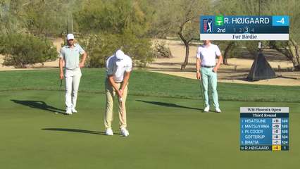 Rasmus Højgaard | Round 3 | 2nd hole | Shot 3 | 2026 WM Phoenix Open