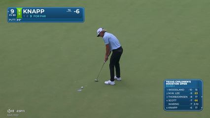 Jake Knapp | Round 2 | 9th hole | Shot 3 | 2026 Texas Children's