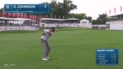 Zach Johnson | Round 1 | 18th hole | Shot 2 | 2025 Rocket Classic