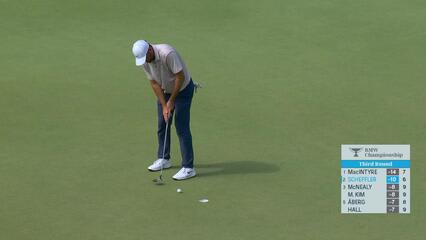 Scottie Scheffler | Round 3 | 7th hole | Shot 3 | 2025 BMW Championship