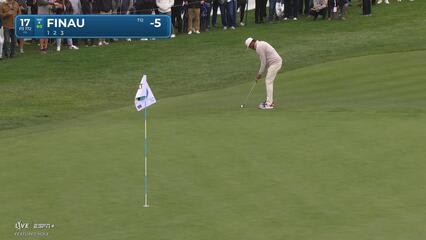Tony Finau | Round 1 | 17th hole | Shot 3 | 2025 AT&T Pebble Beach