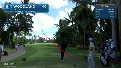 Gary Woodland | Round 4 | 9th hole | Shot 1 | 2025 Sony Open