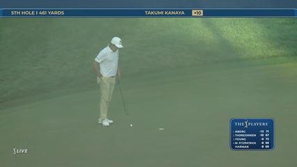 Takumi Kanaya | Round 4 | 5th hole | Shot 4 | 2026 THE PLAYERS