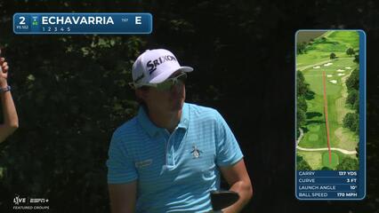 Nico Echavarria | Round 1 | 2nd hole | Shot 1 | 2025 John Deere