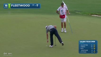 Tommy Fleetwood | Round 2 | 16th hole | Shot 3 | 2026 Valero