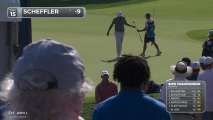 Scottie Scheffler | Round 2 | 15th hole | Shot 4 | 2025 BMW Championship
