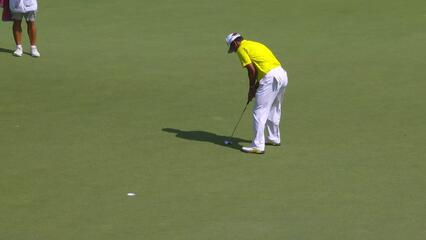 Hideki Matsuyama | Round 4 | 5th hole | Shot 4 | 2025 Travelers