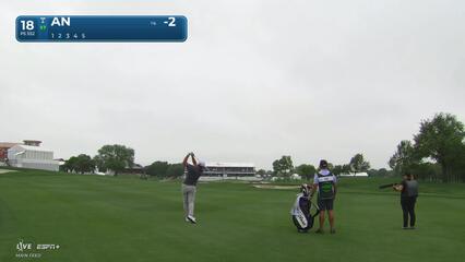 Byeong Hun An | Round 1 | 18th hole | Shot 2 | 2025 THE CJ CUP