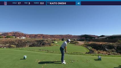 Kaito Onishi | Round 2 | 17th hole | Shot 1 | 2025 Bank of Utah