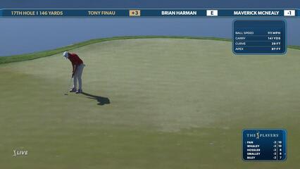 Tony Finau | Round 1 | 17th hole | Shot 2 | 2025 THE PLAYERS
