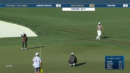 Nick Dunlap | Round 1 | 11th hole | Shot 6 | 2025 THE PLAYERS