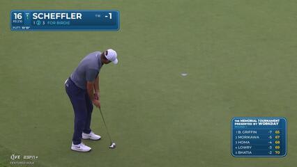 Scottie Scheffler | Round 1 | 16th hole | Shot 2 | 2025 the Memorial