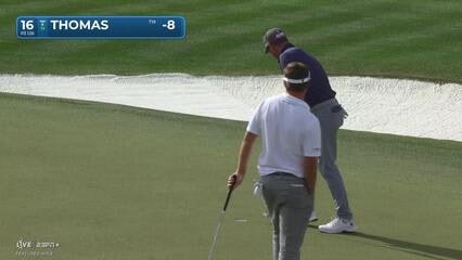 Justin Thomas | Round 3 | 16th hole | Shot 3 | 2025 WM Phoenix Open