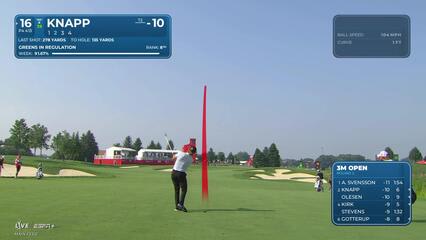 Jake Knapp | Round 2 | 16th hole | Shot 2 | 2025 3M Open