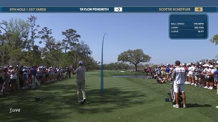 Scottie Scheffler | Round 3 | 9th hole | Shot 1 | 2025 THE PLAYERS