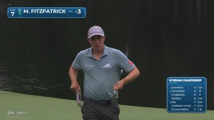 Matt Fitzpatrick | Round 2 | 16th hole | Shot 3 | 2025 Wyndham