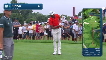 Tony Finau | Round 1 | 10th hole | Shot 1 | 2025 3M Open