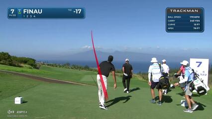 Tony Finau | Round 4 | 7th hole | Shot 1 | 2025 The Sentry
