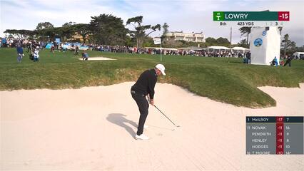 Shane Lowry | Round 4 | 8th hole | Shot 3 | 2025 AT&T Pebble Beach
