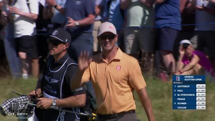 Adam Scott | Round 2 | 8th hole | Shot 4 | 2025 Genesis Scottish Open