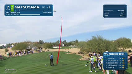Hideki Matsuyama | Round 1 | 7th hole | Shot 1 | 2026 WM Phoenix Open