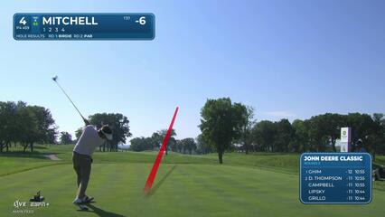 Keith Mitchell | Round 3 | 4th hole | Shot 1 | 2025 John Deere